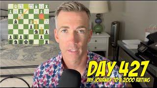 Day 427 Playing chess every day until I reach a 2000 rating