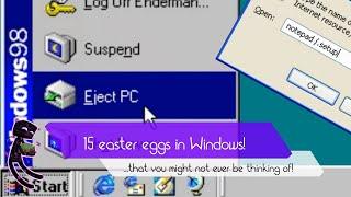 15 EASTER EGGS IN WINDOWS