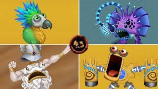 Mimic Fire Oasis Wubbox Epic Spurrit and Epic Phangler - NEW MONSTERS My Singing Monsters 4.3