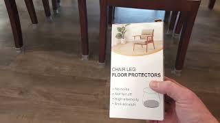 BUMACO 40Pcs Chair Leg Floor Protectors Furniture Sliders for Hardwood Floors