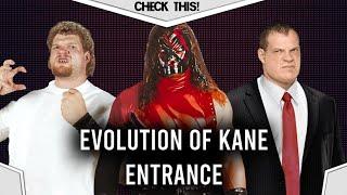 WWF  E - Evolution of Kanes Entrances 1995 to 2021 - Entrance Evolutions