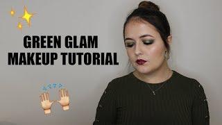 Glam Green NYE Makeup Tutorial  Live Love Vicky