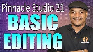 Pinnacle Studio 21 Ultimate  Basic Editing Beginners Tutorial