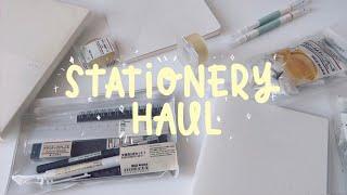 a stationery haul - mostly muji with a dash of midori