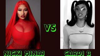 Nicki Minaj VS Cardi B  Music challenge  rap edition