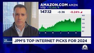 Heres why Amazon is JPMorgans top internet pick for 2024