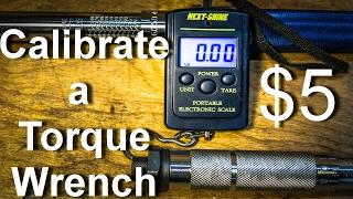 Calibrate a Torque Wrench with a $5 Luggage Scale