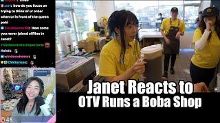 Janet Reacts OfflineTVs WE RAN A BOBA SHOP FOR A DAY 