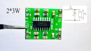 PAM8403. D-class amplifier. How to make an LC filter for it