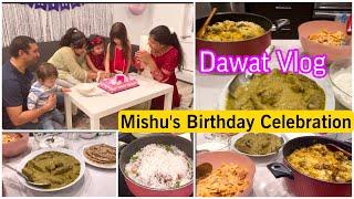 Itna Sara Khana Banaya Mishu ke Birthday peFirst celebration in new house