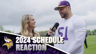 Blake Cashman Reacts to Vikings 2024 Schedule & Playing in Seattle for the First Time