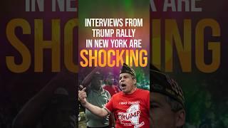 Interviews From Trump Rally In New York Are Shocking #shorts #trump #news