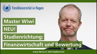 Finanzwirtschaft und Bewertung im Master Wirtschaftswissenschaft Fünf Fragen an Prof. Dr. R. Baule