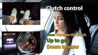 Clutch control  Tips on how to control the clutch  How to keep the car slow  Driving Lesson