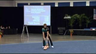 Acrobatic Gymnastics Nationals 2011 Cassie Lim and Brian Kincher Combined