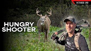 Oct. 2 Hungry Shooter - The Hunt for a Fat Buck  Bowhunting Whitetails w Bill Winke