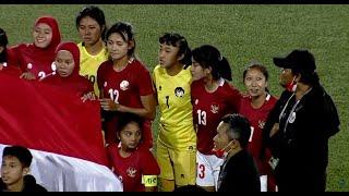 LOLOS..2nd MATCH .. FT  INDONESIA 1  0 SINGAPORE AFC Women Asian Cup 2022