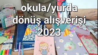 2023 KIRTASİYE ALIŞVERİŞİ          bim şok  a101 carrefoursa MR D.I Y