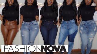 FASHION NOVA JEANSDENIM TRY ON HAUL 2021  Size 7  Size 9  Luxury Tot