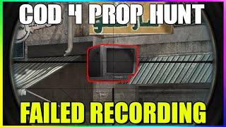 COD4 Prop Hunt Public Lobby w Sark Failed Recording Sessions