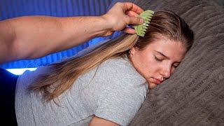 SLEEP Like a Baby with 30-minute ASMR Hair Brushing Session No Talk