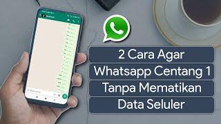 2 Cara Agar Whatsapp Centang 1 Tanpa Mematikan Data Seluler