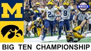 #2 Michigan vs #13 Iowa Highlights  Big 10 Championship Game  2021 College Football Highlights