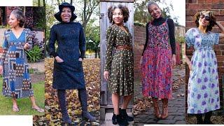 5 Burda Dresses  DIY Sewing Projects  Pt 1 - Burdastyle 92012 92020  12019 72006 71976