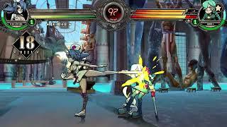 Skullgirls 2nd Encore Valentine arcade gameplay hard