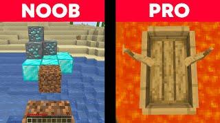 Minecraft NOOB vs PRO vs HACKER Parkour 