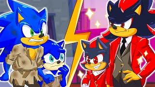 Rich Baby Vs. Poor Baby - Baby Sonic Vs Baby Shadow - Sad Story - Sonic The Hedgehog 3 Animation