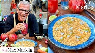 Ricetta RISOTTO AGLI SCAMPI con LIMONE CANDITO  Che Colpo di Tacco Chef Max Mariola