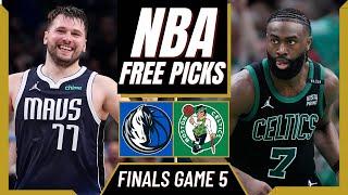 MAVERICKS vs. CELTICS Game 5 Free NBA Picks and Predictions Today - 61724  NBA Coast to Coast