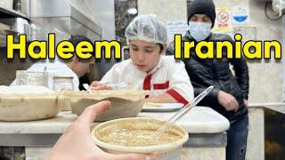 Mutton Haleem Iranian  1000 Kilos Iftar in Iran  Iranian street food special for Ramadan 
