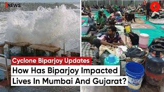 Cyclone Biparjoy Updates Mumbai Hit By Tidal Waves 37000 Shifted To Shelters In Gujarat