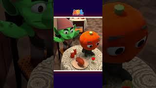 Five Zombies Cooking At A Party ver 3 #nurseryrhymestreet #shortsfeed #nurseryrhymes