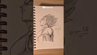 Como dibujar a Vegeta paso a paso ️