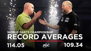 RECORD-BREAKING AVERAGES Van Barneveld v Van Gerwen  2017 World Darts Championship