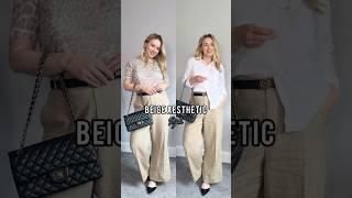 BEIGE AESTHETIC STYLE #beigeoutfit #beigeaesthetic #beige #dailylook #outfitstyle #momstyle