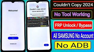 Samsung Frp Bypass 2024Couldnt Add Method Frp Bypass Samsung Android 13-14Frp Lock Removal 