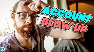 i just blew up my small account... for real this time  Small Account Challenge Ep 17