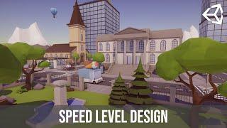 How to create Low Poly City in Unity l Speed Level Design
