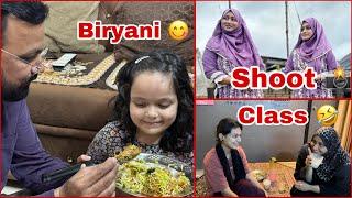 Biryani Shoot Fara ki English #meenazfam #biryani #recipe #shoot #english #vlog #twinning #bff