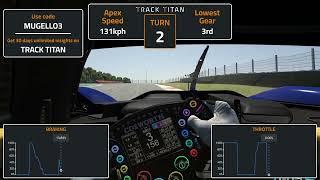 iRacing Mugello Gp BMW M Hybrid V8 LMDh Track Guide Hotlap + Telemetry