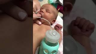 Finger Feeding Baby and Tongue Strengthening Exercises