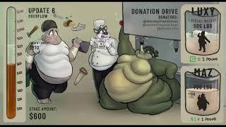 Fat furs 14  Mazaku  Donation drive Weight gain comics