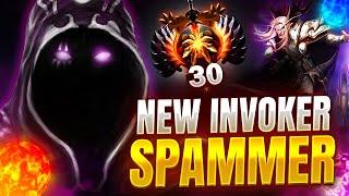 Who is THIS Guy? TOP 30 Rank NEW Invoker Spammer - Best Invoker in Dota 2