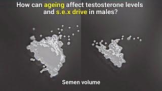 How can ageing affect testosterone levels and s.e.x drive in males?