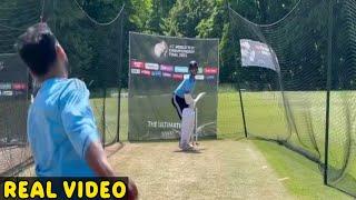 Yashasvi Jaiswal Nets Batting Practice Session With Team India for WTC Final 2023