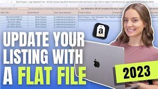 Flat Files Made Simple How to Update Your Amazon Listings Like a Pro TUTORIAL